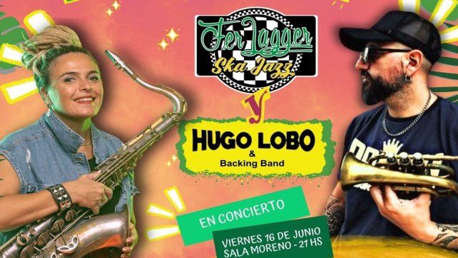 Fer Lagger Ska Jazz junto a Hugo Lobo en un show imperdible en Santa Fe