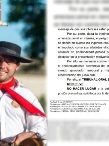 La Justicia Federal confirmó que Leonardo Airaldi seguirá detenido y llegará preso al juicio