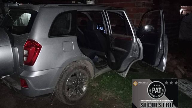 El presunto vehículo utilizado para la agresión del chofer