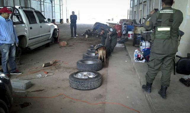 El operativo fue llevado a cabo por efectivos de Gendarmería Nacional.-