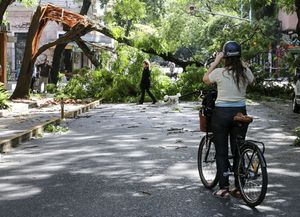 Severo temporal en Buenos Aires