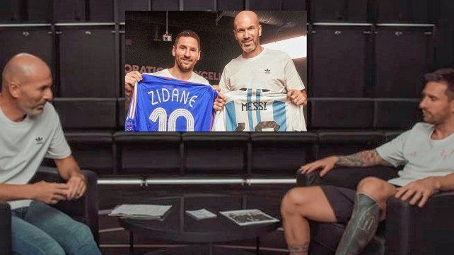 Messi concedió una entrevista a Zinedine Zidane donde habló de Diego Maradona.
