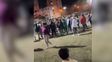 Zona sur: una batalla campal en el marco de un clásico barrial terminó con un herido