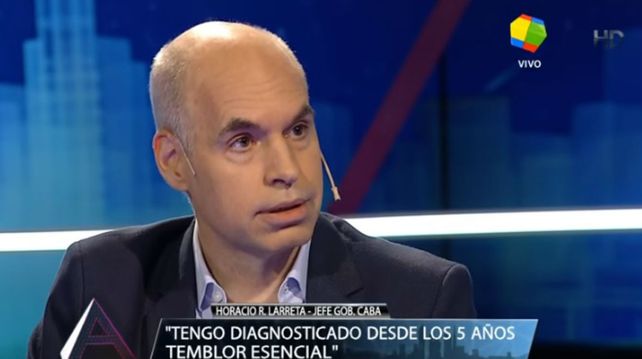 La confesión del jefe de gobierno porteño Horacio Rodríguez Larreta La confesión del jefe de gobierno porteño Horacio Rodríguez Larreta