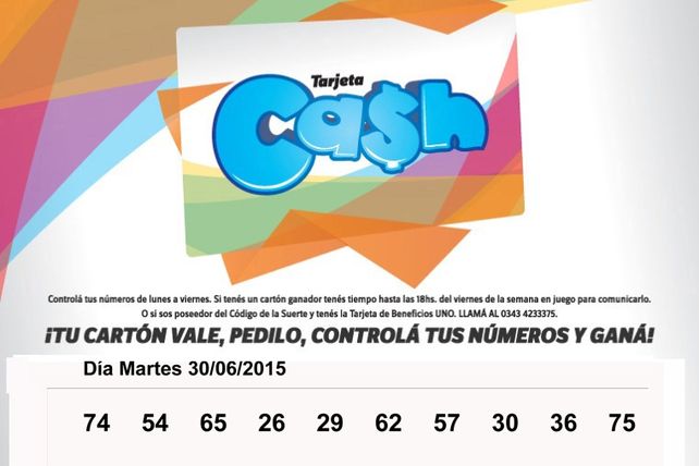 Números que corresponden a la semana del 29-6 al 3-7