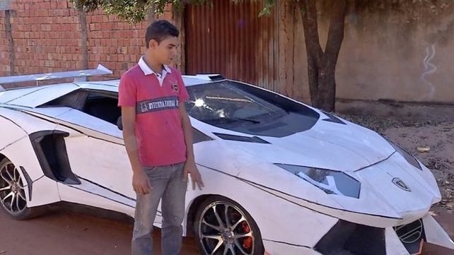 Lamborguno: Parece un Lamborghini pero es un Fiat Uno
