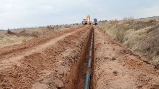 Avanzan las obras de acueductos que beneficiarán a localidades del norte y centro de Santa Fe