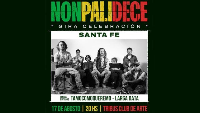 Nonpalidece llega a Tribus con su gira Celebración