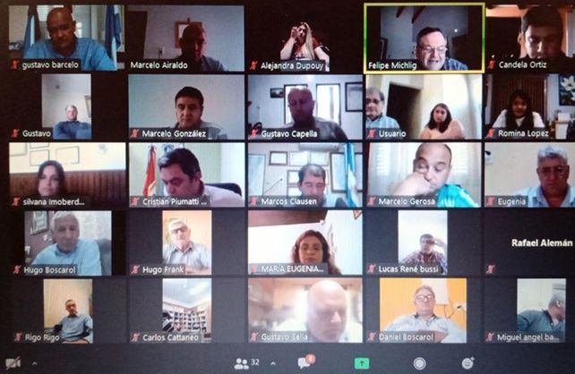 El Senador Felipe Michlig presidió una nueva reunión del Comité Departamental de Emergencia Covid-19