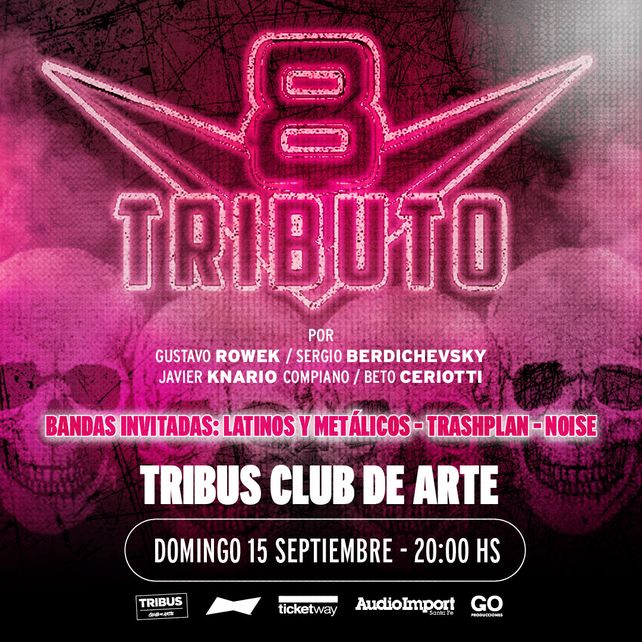 V8 Tributo llega a Tribus con el homenaje a la banda más grande del metal argentino V8 Tributo llega a Tribus con el homenaje a la banda más grande del metal argentino
