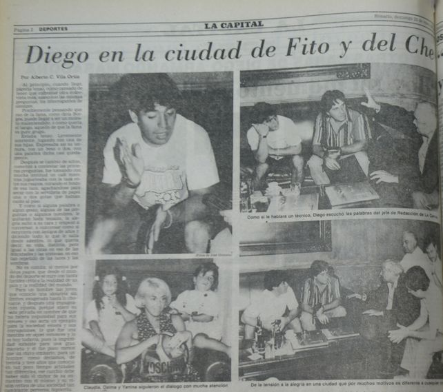El artículo firmado por Gary Vila Ortiz sobre Diego Maradona.