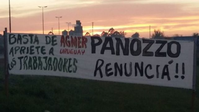 Protesta en Concepción del Uruguay por la presencia del presidente del CGE