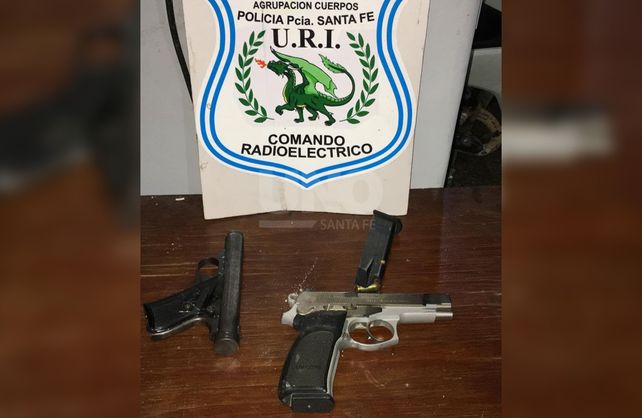 Las armas secuestradas