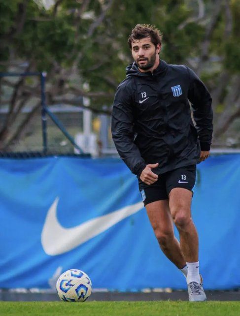 Sosa se entrenó apartado en Racing mientras avanza su posible transferencia a Vasco da Gama en Brasil
