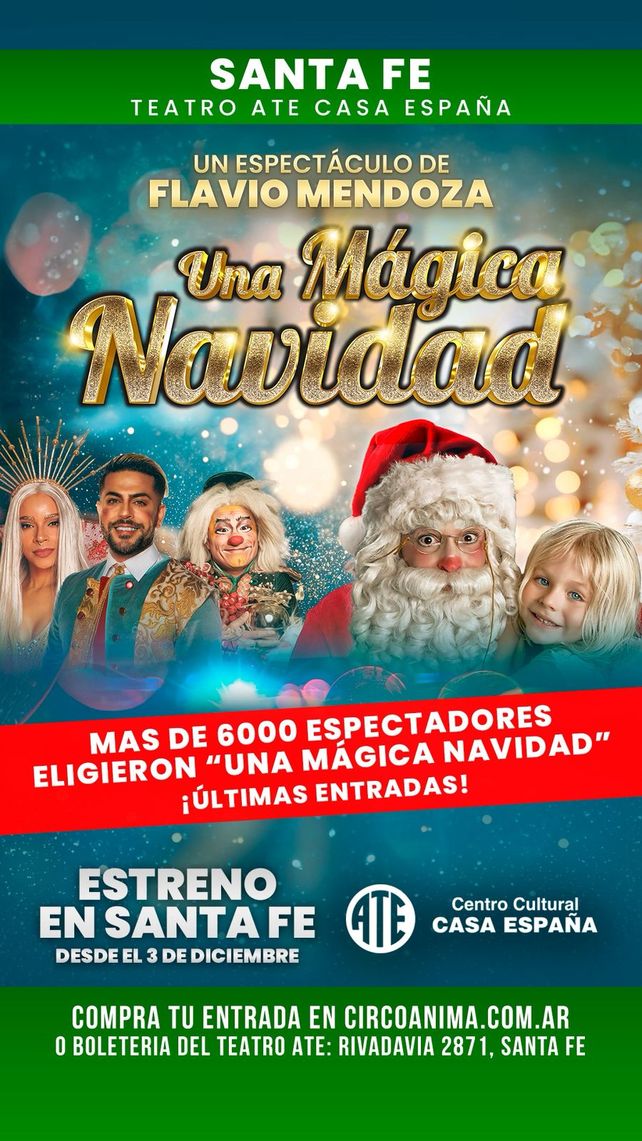 Más de 6 mil espectadores ya eligieron el show de Flavio Mendoza Una Mágica Navidad
