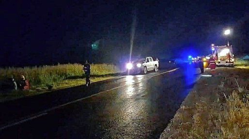 Accidente fatal en la Ruta 32: dos personas fallecidas tras un choque entre una moto y una camioneta