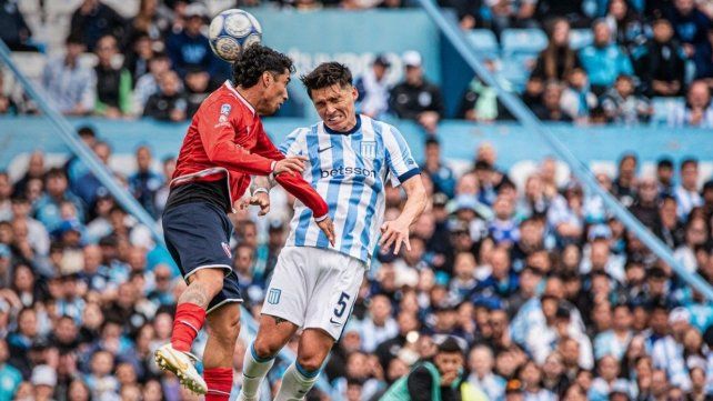 Racing e Independiente, a mano en un clásico muy caliente en el Cilindro