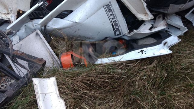 Murió un camionero al caer el vehículo desde el puente de Malabrigo