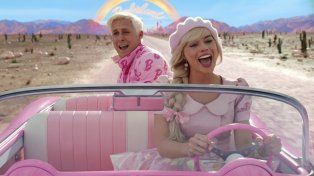 Ryan Gosling y Margot Robbie, protagonistas de la exitosa película “Barbie”.