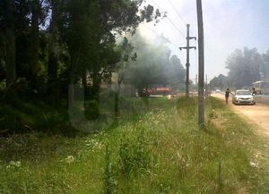 Se incendió una casa de comidas en Rincón