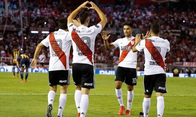 River batió a Central y estiró su racha de triunfos en la Superliga