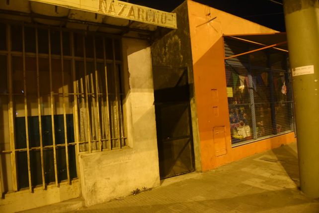 El frente de la casa de Yannotti.