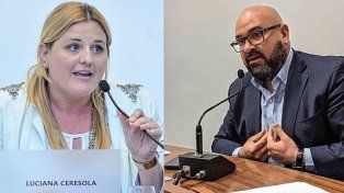 Amenazas a funcionarios. Los dos exconcejales, Luciana Ceresola y Carlos Suárez.