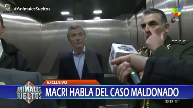 Estamos trabajando y colaborando con la Justicia todo lo posible, dijo Macri sobre el caso Maldonado