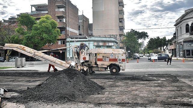 Trabajos de bacheo en la ciudad de SantaFe