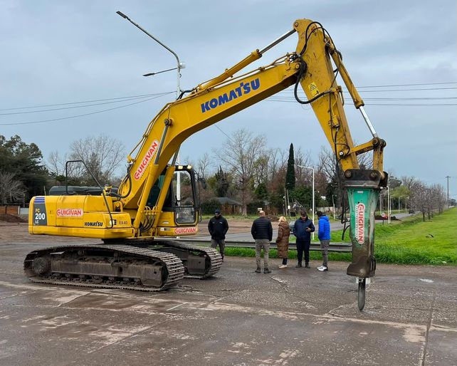 Los trabajos incluyen recuperación del pavimento