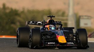 Max Verstappen fue de los más rápidos en Baréin, pero mostró su malestar por los nuevos autos de la F1.
