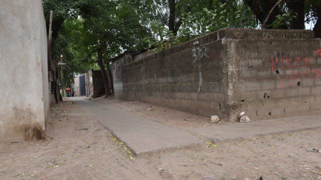 El pasillo por cuyo frente pasaba Dora Quiroga cuando un balazo terminó con su vida.
