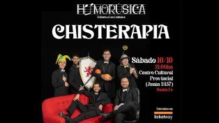 Humorúsica llega a Santa Fe con Chisterapia, un homenaje a Les Luthiers