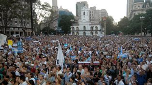 Hubo marchas para pedir m&aacute;s seguridad, pero no fueron masivas