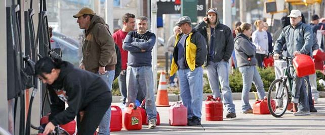 La escasez de combustibles paraliza a NY