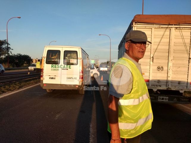 Tres heridos leves en dos accidentes simultáneos sobre la ruta 168