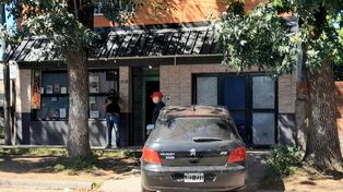 Una de la viviendas allanadas por la policía, ubicada en Pampa al 7300,&nbsp;