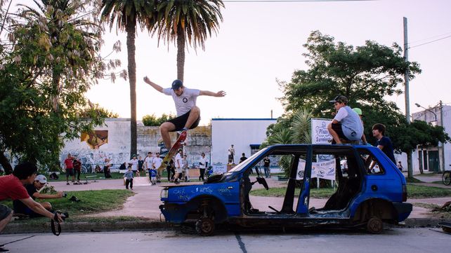 Tomás elevado en un 180° Back pero también la bajó de Front.&nbsp;