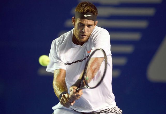 Del Potro ya entrena de cara a Roland Garros
