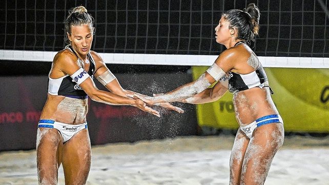Ana Gallay y Fernanda Pereyra se despidieron del certamen en Cancún.    