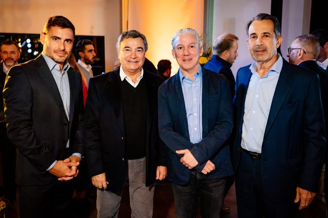 David Lunghi, Néstor Laino, Jorge Luchini y Jesús Spoto