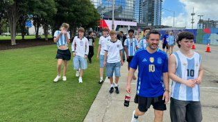Atlanta: argentinos e ingleses copan el estadio para el superclásico mundialista
