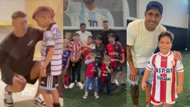 Cuando la pelota une: Lértora y Tarragona protagonizaron un gesto solidario en barrio Pompeya
