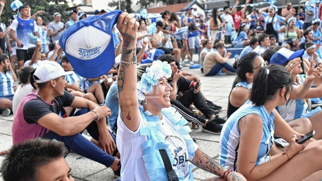 Así se vivió el partido y el triunfo de la Selección en la ciudad