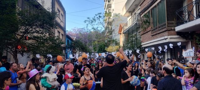 Batucada en pasaje Espora