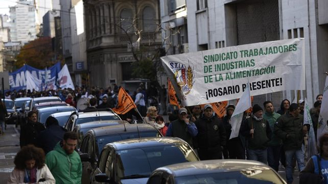 El reflejo del paro nacional en Rosario