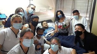Se casaron en una habitación del hospital San Martín de Paraná