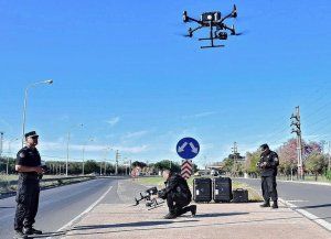 Santa Fe ya utiliza drones para controlar la Avenida Circunvalación en Rosario
