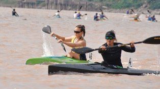 Paulina Contini de El Quillá tuvo una buena actuación en el campeonato santafesino de canotaje