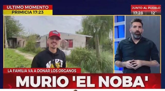 Crónica dio por muerto a El Noba y estaba con vida